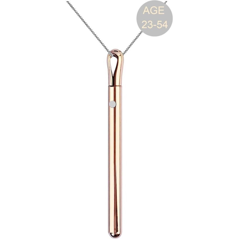 Rose Gold Necklaces for Women Long Pendant Necklace with Adjustable Chain
